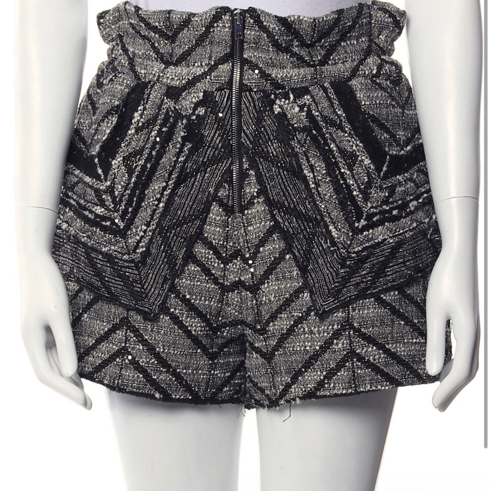 IRO Printed mini shorts